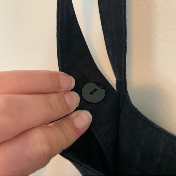 AG Adriano Goldschmeid The Darcy Tie Waste Jumpsuit cotton Linen Blend Size L - Picture 7 of 14